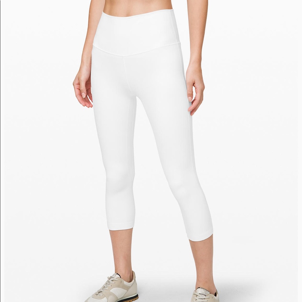 lululemon Align Crop 21” White